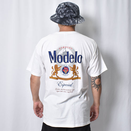 Modelo/Especial Classic Logo Pocket T-Shirt �ʥ�ǥ� T����ġ˥ۥ磻�� [a-8647]