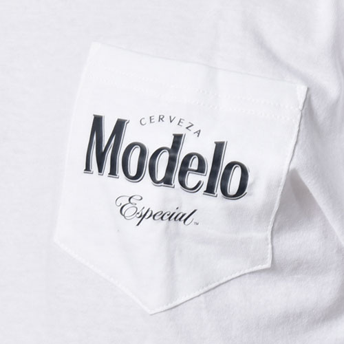 Modelo/Especial Classic Logo Pocket T-Shirt �ʥ�ǥ� T����ġ˥ۥ磻�� [a-8647]