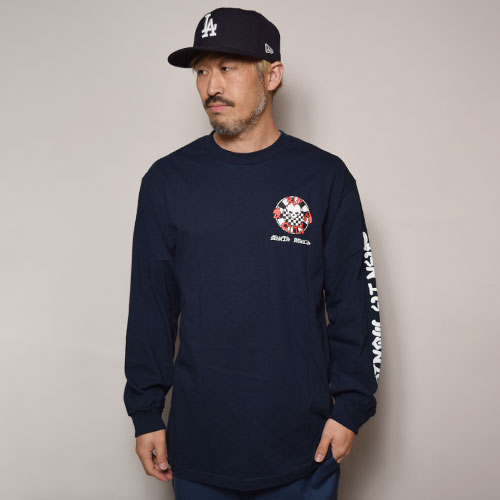 Rip City Skates/Checker Circle Logo L/S T-Shirtʥåץƥ Tġ˥ͥӡ [a-2962]