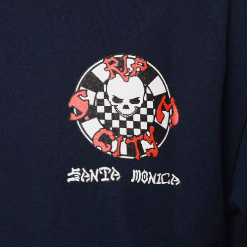 Rip City Skates/Checker Circle Logo L/S T-Shirtʥåץƥ Tġ˥ͥӡ [a-2962]