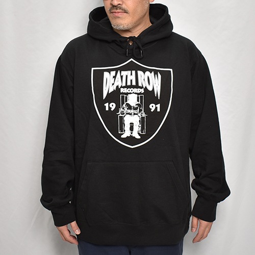 Death Row Records/Crest Chair Pullover Hoodie�ʥǥ������쥳���� ���ե������ѡ������˥֥�å� [a-7384]