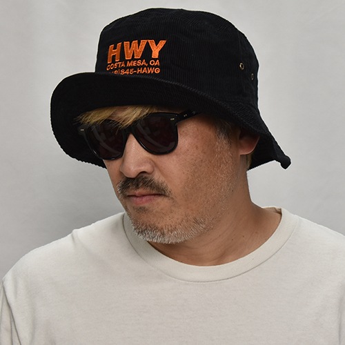 US✖️HWY ハット HWY×US/Hawg Corduroy Hat（エイチダブリューワイ×アス ハット