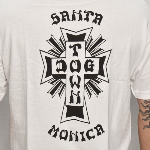 Dogtown/Cross Logo×Santa Monica S/S T-Shirt（ドッグタウン Tシャツ