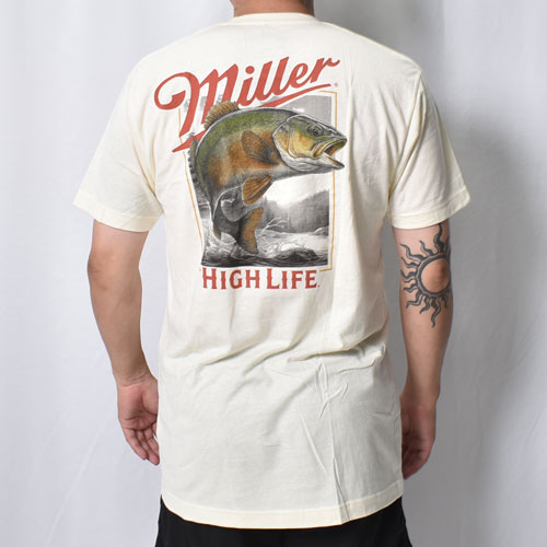 Miller High Life/Wild Bass S/S T-shirt�ʥߥ顼 T����ġ˥��꡼�� [a-8648]