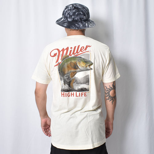 Miller High Life/Wild Bass S/S T-shirt�ʥߥ顼 T����ġ˥��꡼�� [a-8648]