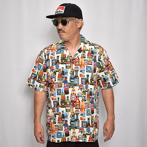 Pacific Legend/Beer Hawaiian S/S Shirtʥѥեå쥸 ϥ磻󥷥ġ˥ۥ磻 [a-7568]