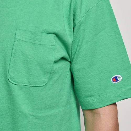 Champion/T1011 S/S Pocket T-Shirt�ʥ����ԥ��� �ݥ��å�T����ġ˥饤�ȥ��꡼�� [a-4975]