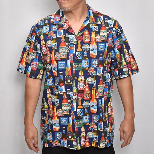 Pacific Legend/Beer Hawaiian S/S Shirtʥѥեå쥸 ϥ磻󥷥ġ˥ͥӡ [a-7569]