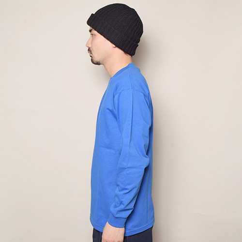 Pro Club/L/S Heavy Weight Solid T-Shirt�ʥץ������ T����ġ˥֥롼 [a-3606]