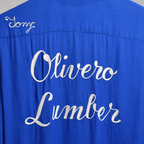 Vintage Bowling S/S Shirtʥܡ󥰥ġ˥֥롼/M [z-9166]