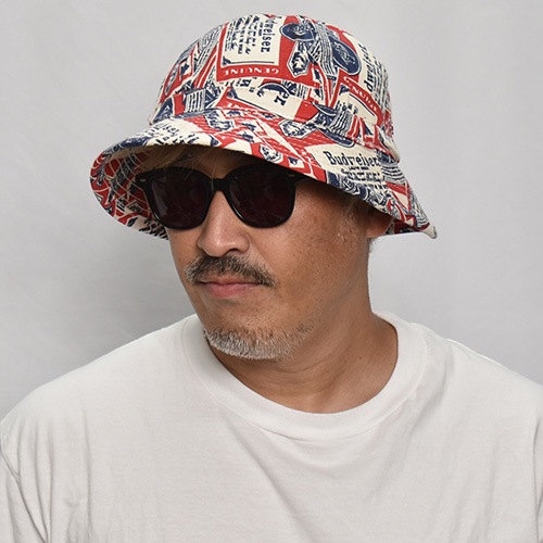 Budweiser/Replica Allover Printed Hat（バドワイザー ハット