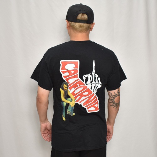 Hells Angels Santa Cruz/California Support S/S T-Shirt�ʥإ륺���󥸥��륹 T����ġ˥֥�å� [a-8084]
