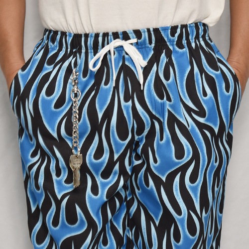 Multi Flames Easy Pants�ʥե졼�ॹ���������ѥ�ġ˥֥롼�ߥ֥�å� [a-8161]