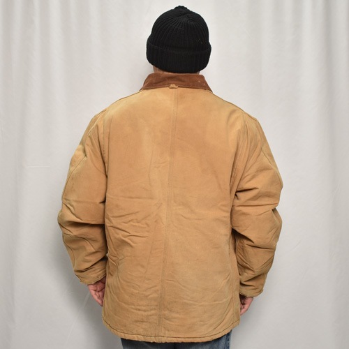 ��Carhartt/Duck Traditional Coat(�����ϡ��� �ȥ�ǥ�����ʥ륳����)�����ϡ��ȥ֥饦��/������XL���� [y-0843]