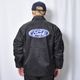 Fuck Logo Nylon Coach Jacket�ʥե��å����� �ʥ����󥳡������㥱�åȡ˥֥�å� [a-8411]