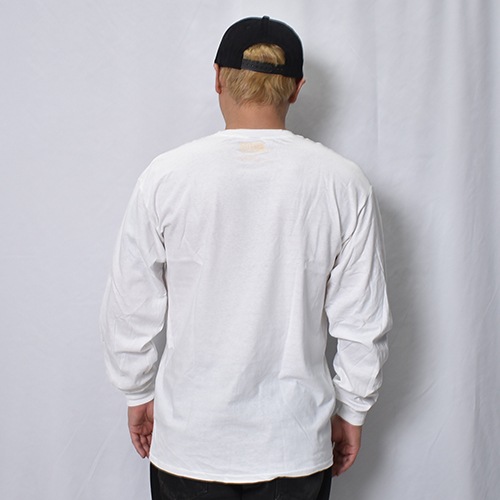 Juice Magazine/Logo L/S T-Shirt�ʥ��塼���ޥ����� T����ġ˥ۥ磻�� [a-8462]