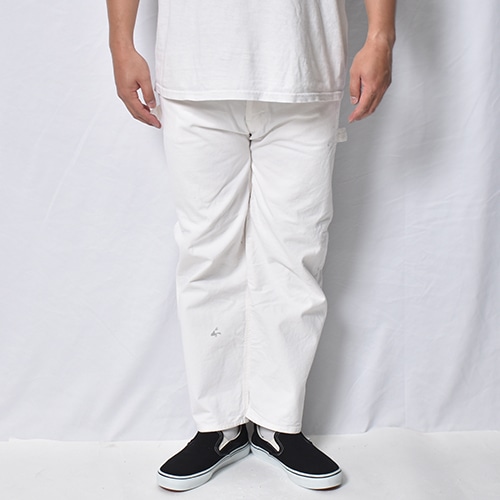 Dickies 白 ペインター カットオフ W33#86 Dickies/White Drill Painter Pants（ディッキーズ ペインターパンツ