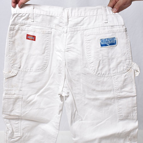 Dickies/White Drill Painter Pants with Sherwin Williams Tag