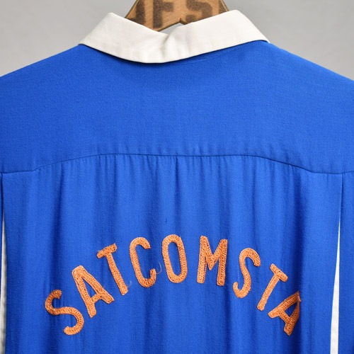 Vintage Bowling S/S Shirtʥܡ󥰥ġ˥֥롼/M [z-9168]