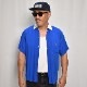 Vintage Bowling S/S Shirtʥܡ󥰥ġ˥֥롼/M [z-9168]