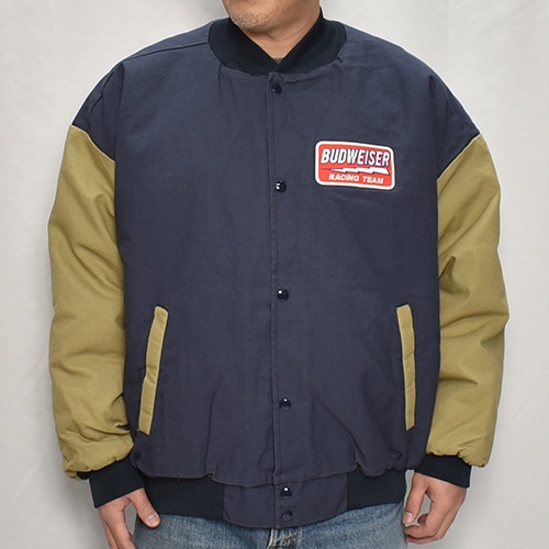 Budweiser Racing Team Quilted Canvas Jacket�ʥХɥ磻���� �����Х����㥱�åȡ˥ͥ��ӡ��ߥ����� [a-8339]