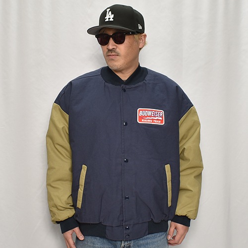 Budweiser Racing Team Quilted Canvas Jacket�ʥХɥ磻���� �����Х����㥱�åȡ˥ͥ��ӡ��ߥ����� [a-8339]