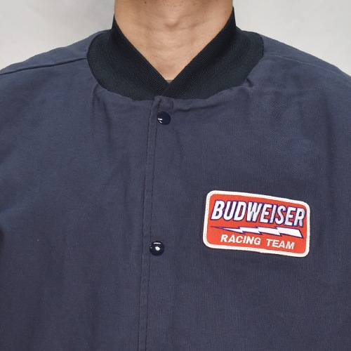 Budweiser Racing Team Quilted Canvas Jacket�ʥХɥ磻���� �����Х����㥱�åȡ˥ͥ��ӡ��ߥ����� [a-8339]
