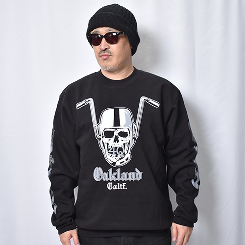 4Q Conditioning��US/Raiders Oakland Sweatshirt��4Q�ߥ��� �������åȥ���ġ˥֥�å� [a-8412]