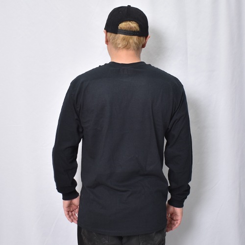 Juice Magazine/Logo L/S T-Shirt�ʥ��塼���ޥ����� T����ġ˥֥�å� [a-8463]