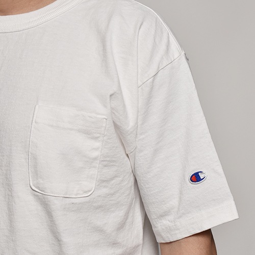 Champion/T1011 S/S Pocket T-Shirt�ʥ����ԥ��� �ݥ��å�T����ġ˥ۥ磻�� [a-4978]