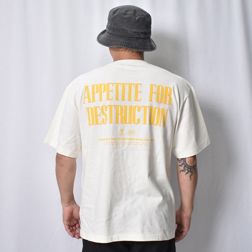 Suntee��Us Appetite For Destruction "Biker" S/S T-Shirt�ʥ���ƥ��ߥ��� T����ġ˥ե����ɥۥ磻�� [a-8623]