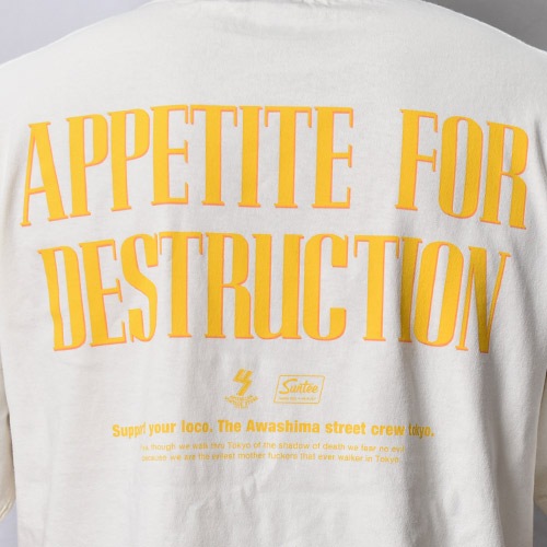 Suntee��Us Appetite For Destruction "Biker" S/S T-Shirt�ʥ���ƥ��ߥ��� T����ġ˥ե����ɥۥ磻�� [a-8623]