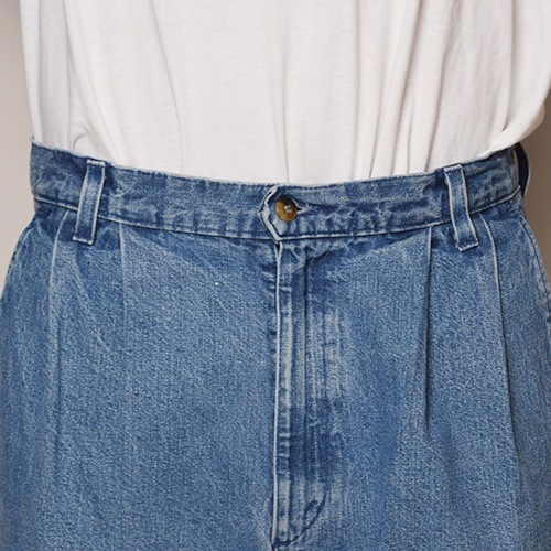 Dockers by Levis/Two Tucks Denim Short PantsʥɥåХ꡼Х ǥ˥ॷ硼ġ˥ǥ/W33 [z-1975]