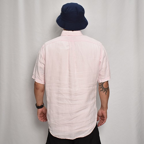 Polo Ralph Lauren/S/S Linen Shirtʥե ͥ󥷥ġ˥饤ȥԥ/M [z-9110]