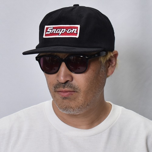 Snap-on Corduroy Snapback Cap�ʥ��ʥåץ��󥭥�åס˥֥�å� [a-8464]
