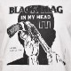 Black Flag/In My Head S/S T-Shirt�ʥ֥�å��ե�å� ���ե������T����ġ˥ۥ磻�� [a-4776]