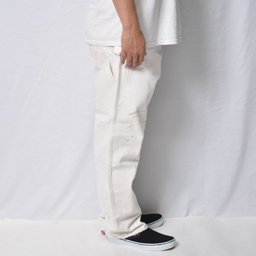 Dickiesペインターパンツ ホワイト 38×32 Dickies/White Drill Painter Pants（ディッキーズ ペインターパンツ