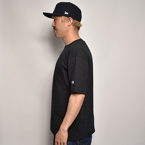 Champion/T1011 S/S Pocket T-Shirt�ʥ����ԥ��� �ݥ��å�T����ġ˥֥�å� [a-4979]