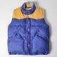 Crescent Down Works��US/Leather Yoke Down Vest�ʥ��쥻��ȥ�����ߥ��� ������٥��ȡ˥֥롼 [n-8674]