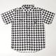 Cut-Rate/S/S Diamond Checker Shirt�ʥ��åȥ쥤�� �����å�������ġ˥ۥ磻�ȡߥ֥�å� [n-9124]