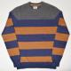 Vans/Slymar Border Crew Neck KnitʥХ ܡ롼ͥå˥åȡ˥졼ߥͥӡ֥饦 [n-9670]