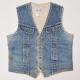 ��Lee/Denim Boa Vest�ʥ꡼ �ǥ˥�٥��ȡ˥���ǥ���/������M [u-8827]