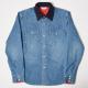 Five BrotherUS/Quilt Lined Corduroy Collar Denim Western Shrit(ե֥֥饶ߥ ƥ󥰥ǥ˥ॷ)ơ֥롼ߥͥӡ [a-1379]
