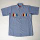 Red Kap��US/Mexican Rug Flap Chambray Shirt�ʥ�åɥ���åסߥ��� �����)�饤�ȥ֥롼�ߥ١����� [n-7062]