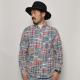 Five Brother/Check Patchwork B.D. Shirts(�ե����֥֥饶�� �����å��ѥå���������)��åɡߥ֥롼 [n-9767]