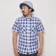 Five Brother/S/S Ox Check Work Shirts(ե֥֥饶 å)֥롼ߥʥ [n-9948]