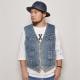 ��Lee/Denim Boa Vest�ʥ꡼ �ǥ˥�٥��ȡ˥���ǥ���/������M [u-8827]