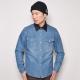 Five BrotherUS/Quilt Lined Corduroy Collar Denim Western Shrit(ե֥֥饶ߥ ƥ󥰥ǥ˥ॷ)ơ֥롼ߥͥӡ [a-1379]