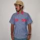 Red Kap��US/Bandana Flap Chambray Shirt�ʥ�åɥ���åסߥ��� ����ġ˥饤�ȥ֥롼�ߥ�å� [n-7096]