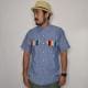 Red Kap��US/Mexican Rug Flap Chambray Shirt�ʥ�åɥ���åסߥ��� �����)�饤�ȥ֥롼�ߥ١����� [n-7062]